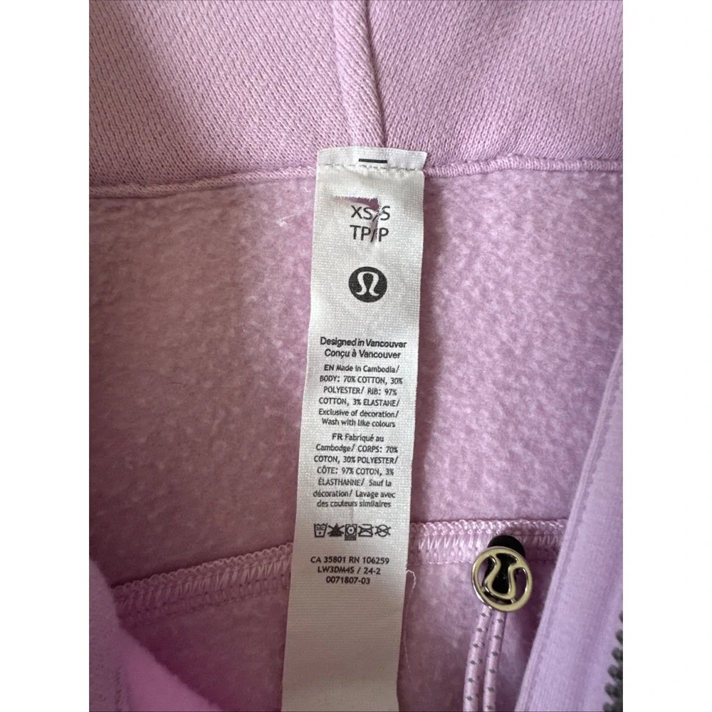 Lululemon Strawberry Milkshake‎ Pink XS Women's Hoodie Pullover